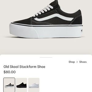 Women’s platform vans